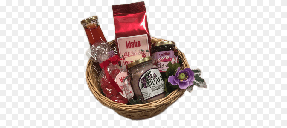 Idaho Chokecherry Basket Gift, Flower, Plant Free Png