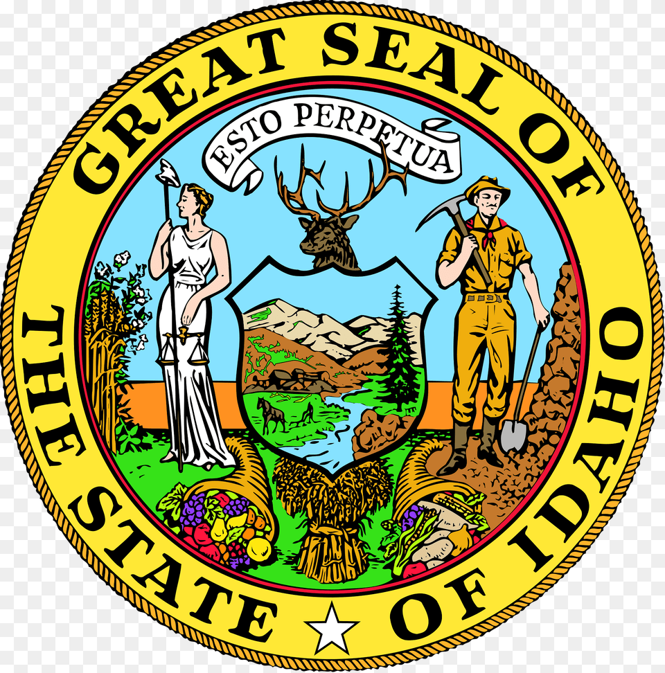 Idaho Clipart, Logo, Adult, Wildlife, Symbol Png