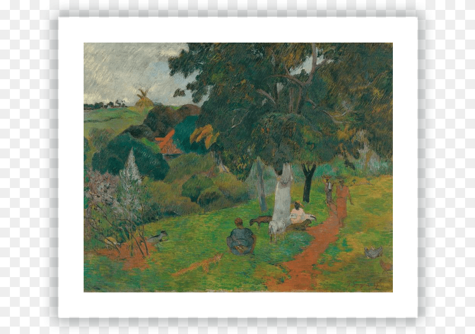 Idas Y Venidas Martinica Giclee Painting Gauguin39s Coming And Going Martinique, Art, Plant, Tree, Grass Free Transparent Png