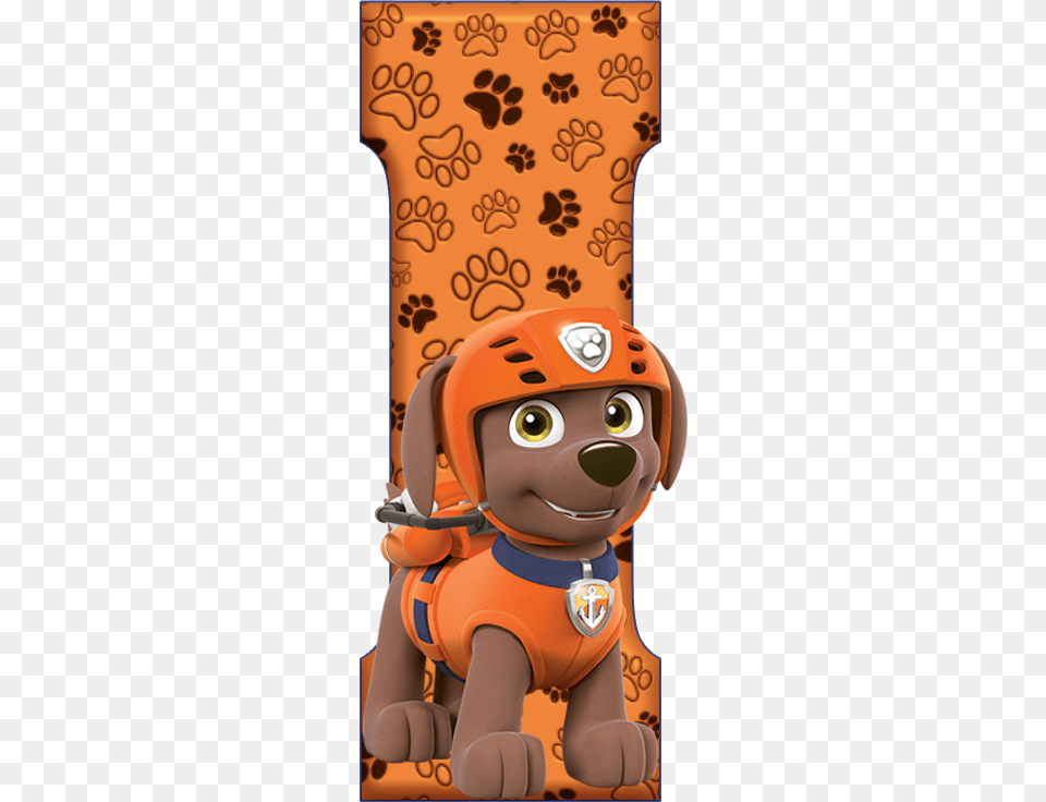 Ide Alfabeto Decorativo Paw Patrol Zuma Letter, Baby, Person, Cartoon Free Png