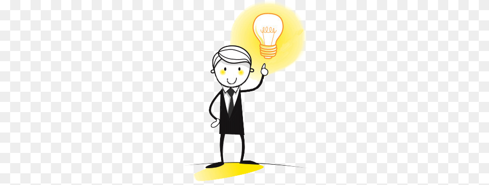 Idea Board, Light, Lighting, Lightbulb, Person Free Png Download