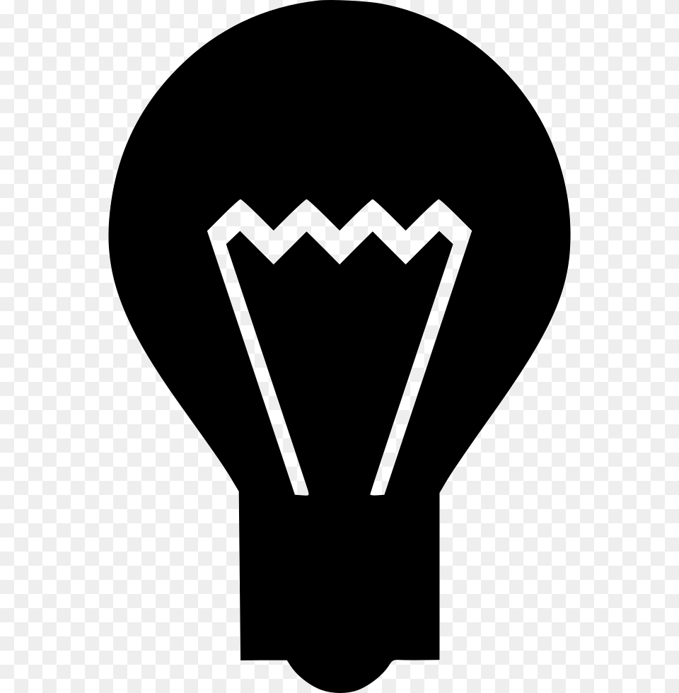 Idea Bulb Light Brain Innovation, Stencil, Clothing, Hoodie, Knitwear Free Png