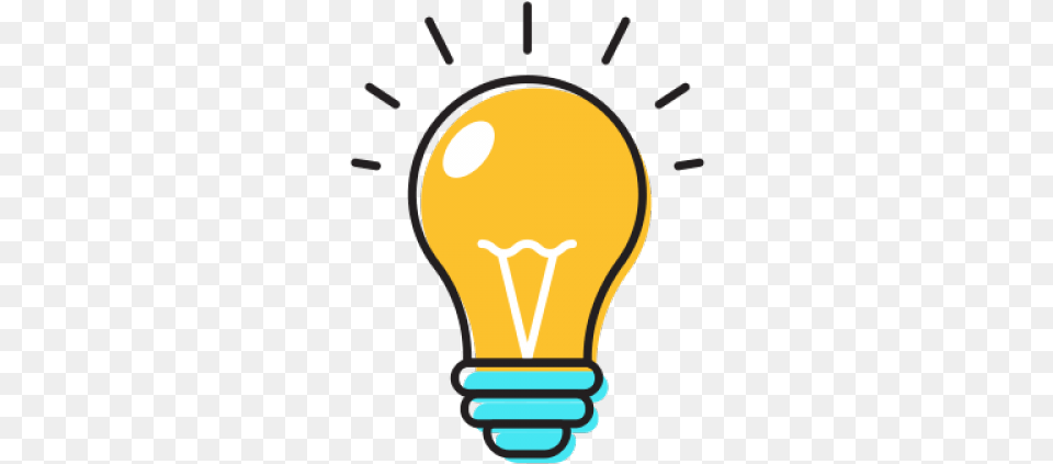 Idea Clipart Yellow Bulb Idea Transparent, Light, Lightbulb Free Png