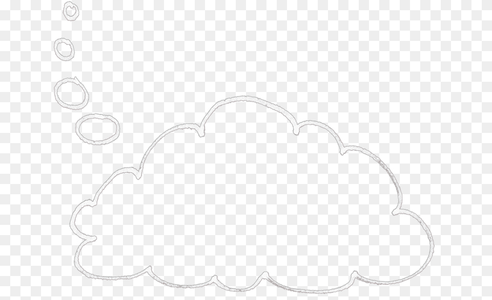 Idea Cloud Line Art Png