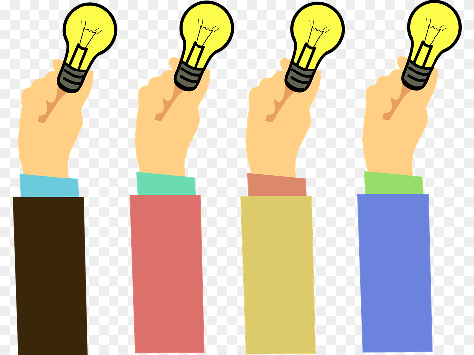 Idea Concept Bulb Light Wisdom Hand Clever Konsep, Lightbulb, Person Png