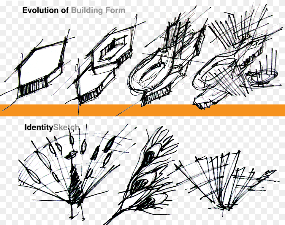 Idea Development Sketches Concept Building Form Evolution, Art, Boat, Transportation, Vehicle Free Png Download