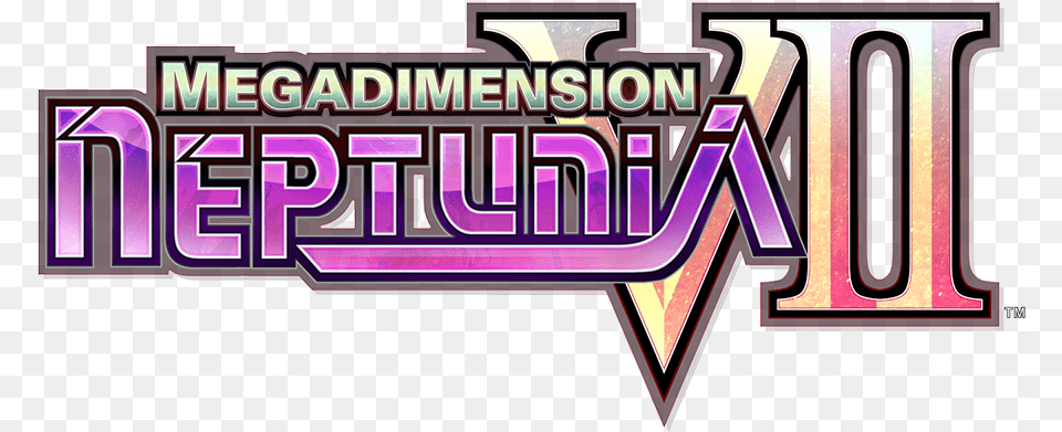Idea Factory International Has Announced That Hyperdimension Idea Factory International Megadimension Neptunia Vii, Purple, Logo, Scoreboard, Text Free Png Download