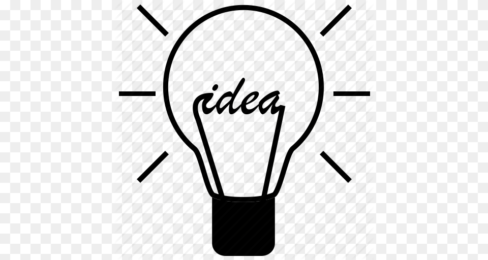 Idea Icon, Light, Lightbulb Png Image