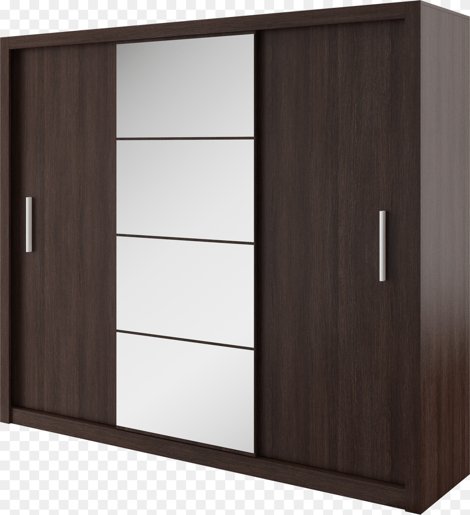 Idea Id 01 Wenge 3 Sliding Door Wardrobe 250cm Furniture Wardrobe Free Transparent Png