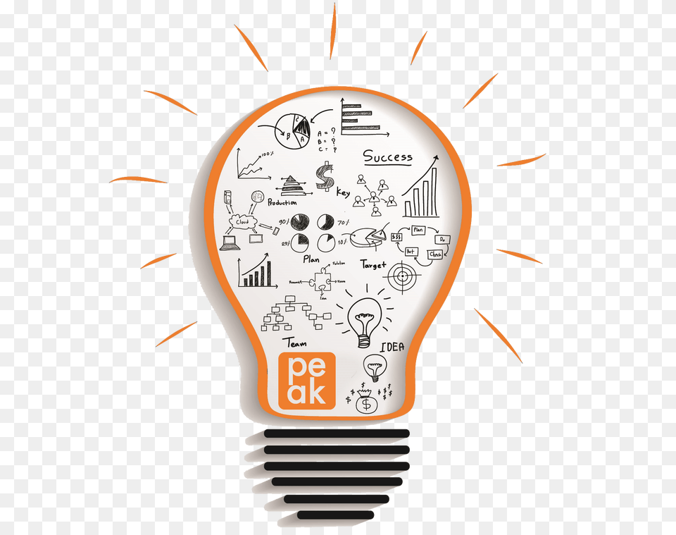 Idea Infographic, Light, Lightbulb Free Png Download