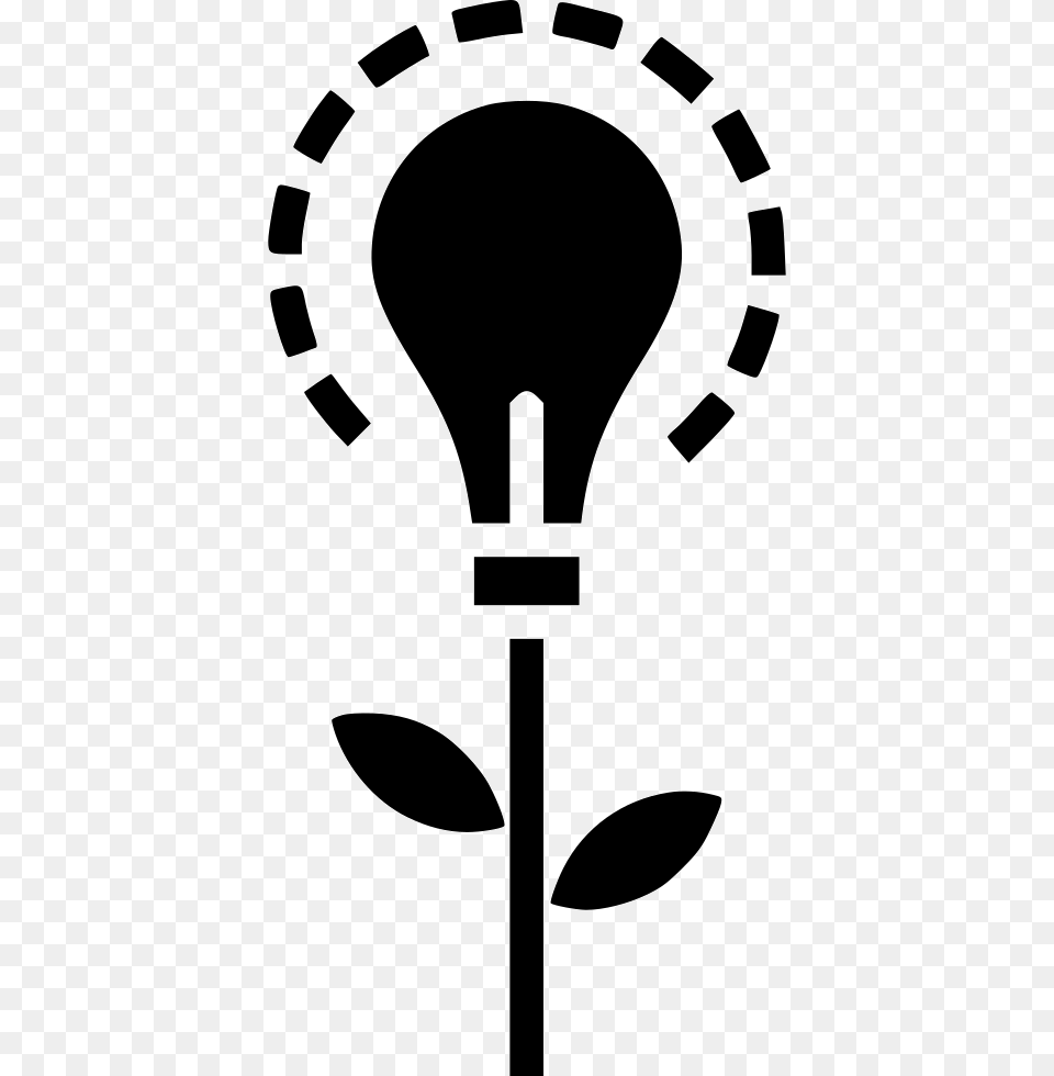 Idea Innovation Bulb Invention Startup Boost Svg Bulb Idea Icon, Light, Stencil, Silhouette, Cutlery Png