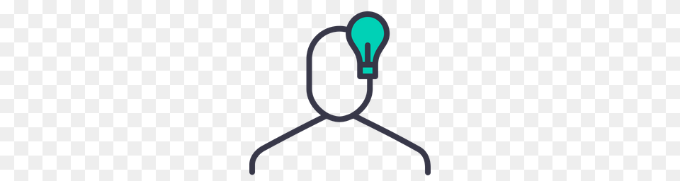 Idea L Creative Man Person Thinking User Icon, Light, Bow, Weapon, Electronics Free Transparent Png