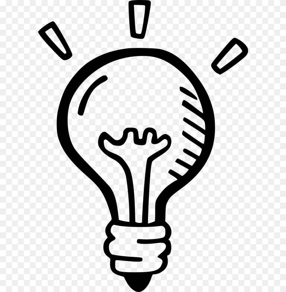 Idea Lightbulb Comments Drawing, Light, Smoke Pipe Free Png