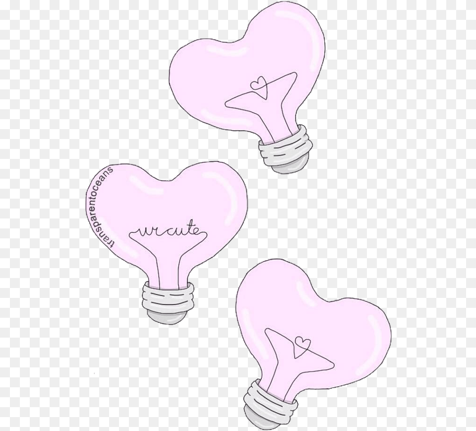 Idea Overlay Heart Hearts Pink Tumblr Freetoedit Heart, Light, Lightbulb Png