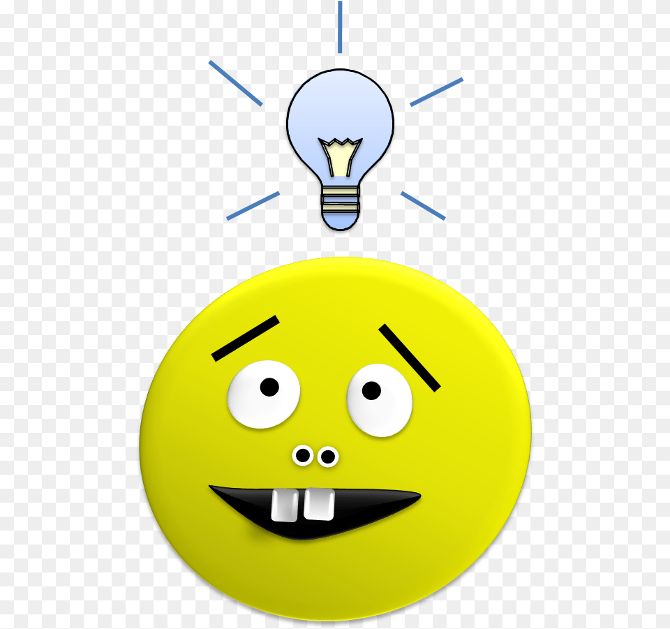 Idea Smiley, Light, Lighting, Lightbulb Free Png Download