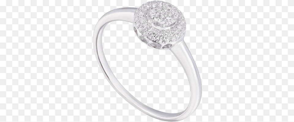 Ideal Cluster Diamond Ring Pre Engagement Ring, Accessories, Jewelry, Gemstone, Silver Free Png Download