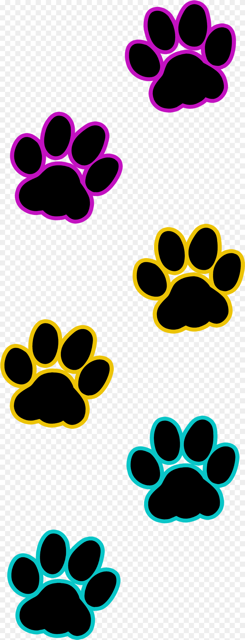 Ideas Cat Paw Print Transparent Kitty Paw Print Transparent Cat Paw Print Clip Art, Light, Purple, Scissors, Accessories Free Png Download