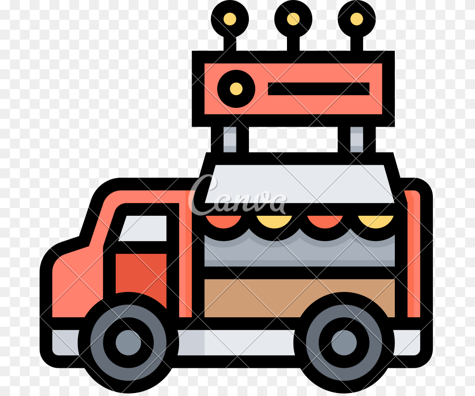 Ideas Food Truck Icon Iconscanva This Week Food Truck Artwoork, Transportation, Vehicle, Dynamite, Weapon Png