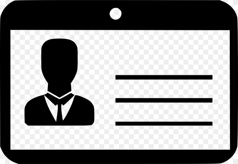 Identity Card Icon Adult, Male, Man, Person Free Png Download