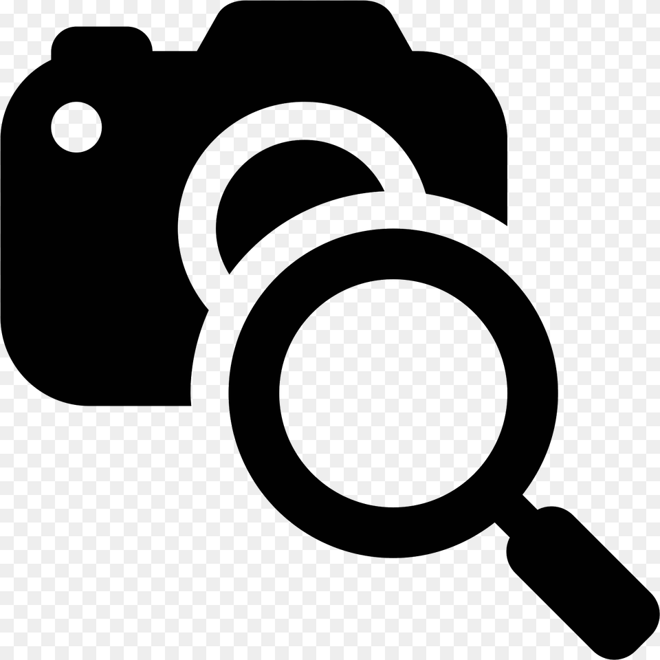 Identyfikacja Aparatu Icon Camera Search Icon, Gray Png