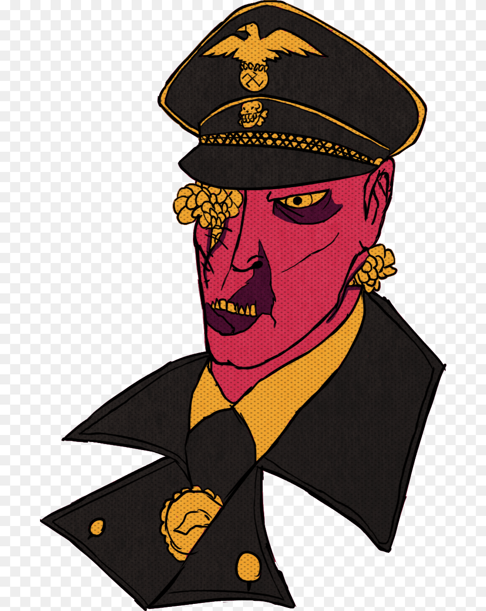 Idk If I Posted This But Heres My Boih E R Z O G Cartoon, Captain, Officer, Person, Face Png Image