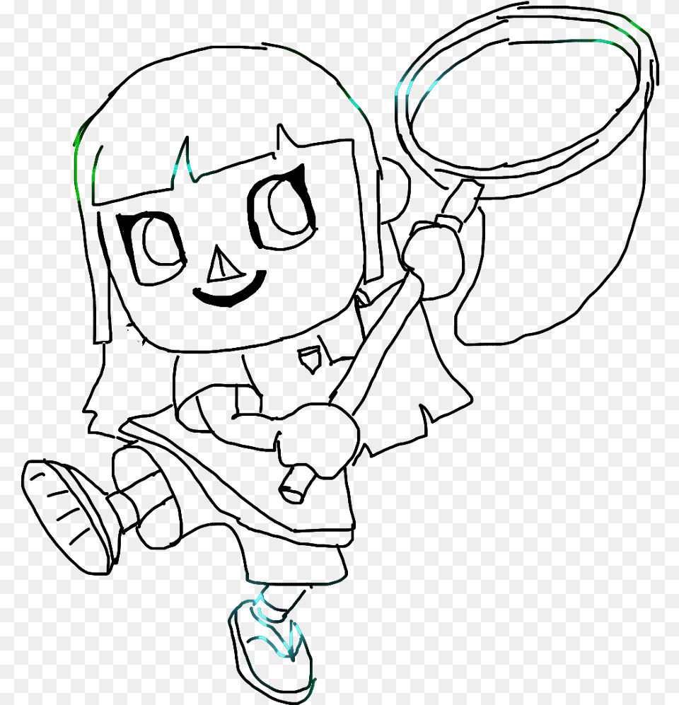 Idk Ihatemydrawings Villager Just A Trace Freetoedit Cartoon, Clothing, Footwear, Shoe Png