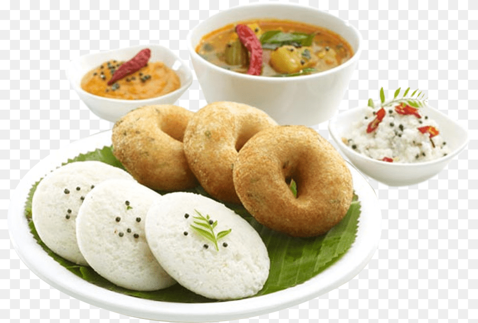 Idli Vada Big, Food, Food Presentation, Lunch, Meal Free Png