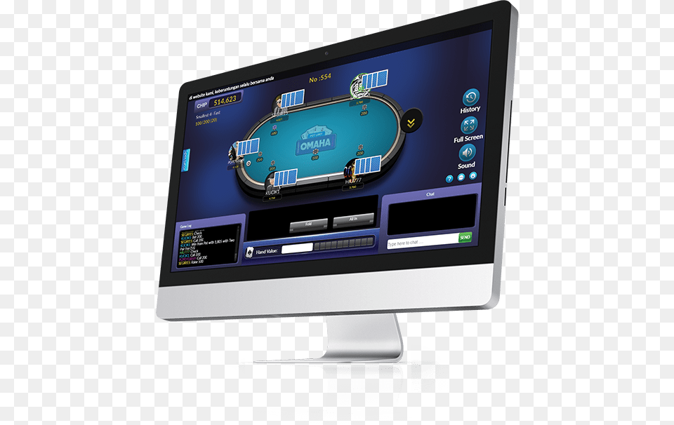 Idnplay Poker, Computer Hardware, Electronics, Hardware, Monitor Free Png Download