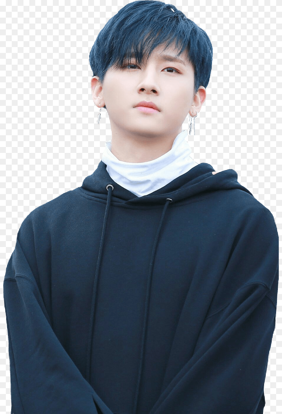 Idol Monstax Monbebe Changkyun Imchangkyun Boy Pull Off The Emo Look, Adult, Male, Man, Person Free Png Download