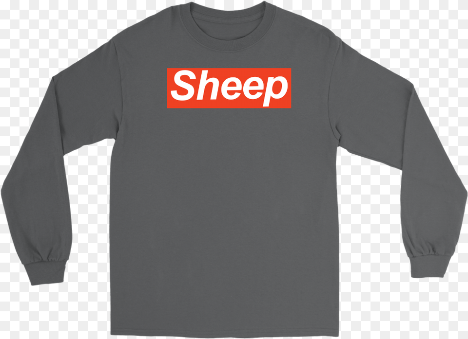 Idubbbz Sheep Box Logo Long Sleeve Shirt Long Sleeved T Shirt, Clothing, Long Sleeve, T-shirt Free Png Download
