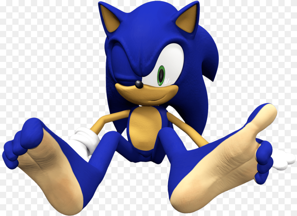 Idubbbz Well Done Sonic The Hedgehog Barefoot, Toy Free Transparent Png