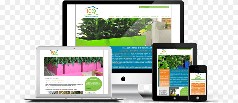 Ieq Indoor Plants Website Development Imac 215 Inch Computer, Electronics, Plant, Potted Plant, Tablet Computer Free Transparent Png