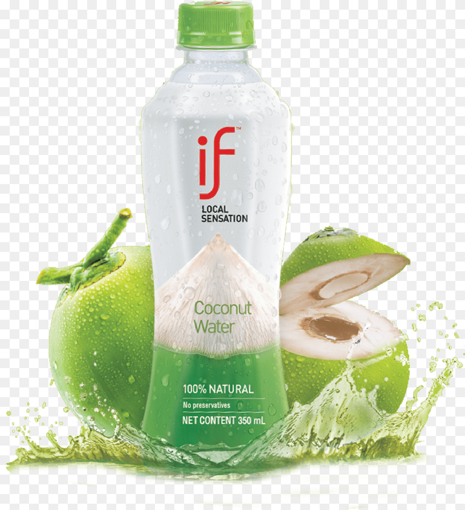 If Coconut Water, Food, Fruit, Plant, Produce Free Png