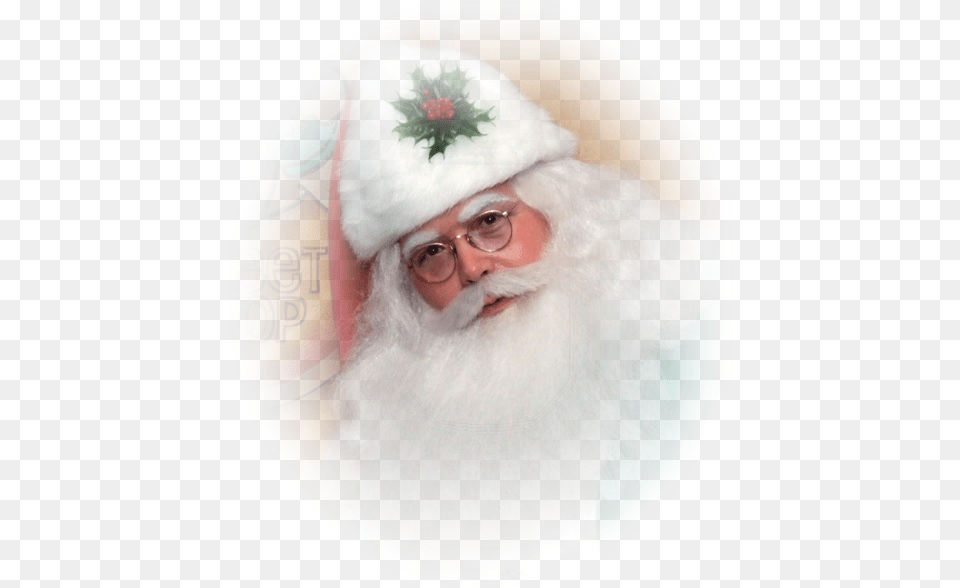 If Ever There Was A Man Born To Be Santa Claus It Is Author, Beard, Photography, Face, Person Png Image