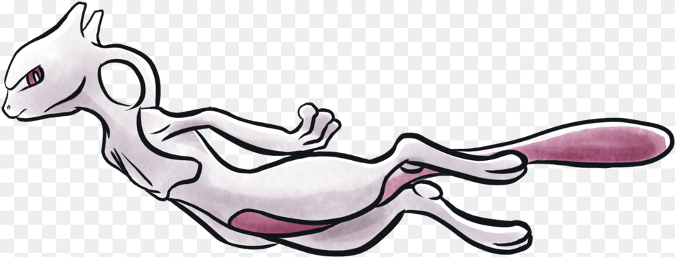 If I Did This Right Heres A Transparent Mewtwo For, Animal, Mammal, Smoke Pipe, Livestock Png Image