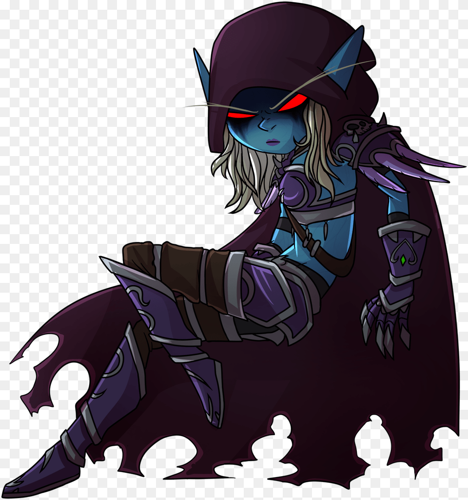 If I Ever Swap To Horde Main I Guarantee You Its Because Stickers De World Of Warcraft Sylvanas, Book, Comics, Publication, Adult Free Png