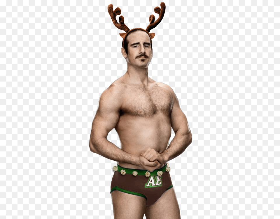 If I Had To Imagine Aiden English Dressed As A Slutty Amscan Plush Reindeer Antlers Headband, Clothing, Underwear, Baby, Person Free Png Download