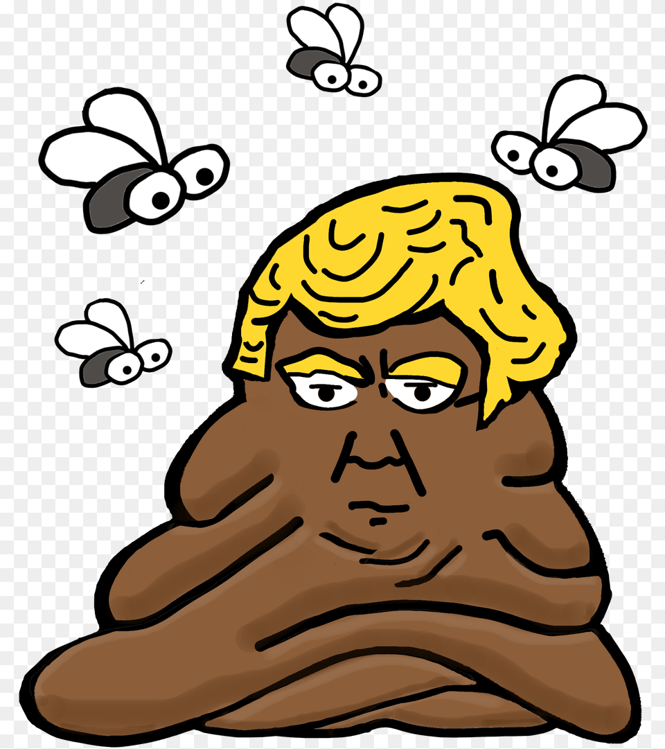 If It Talks Like A Turd And Acts Be Heard Trumps Hair On A Turd, Baby, Person, Face, Head Free Png