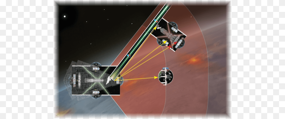 If Line Of Sight Is Traced Through A Hull Zone On The Armada Firing Arcs, Light, Laser Png