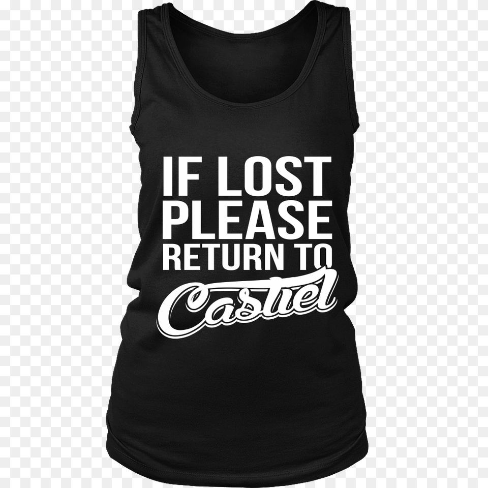 If Lost Return To Castiel Active Tank, Clothing, T-shirt, Tank Top Png