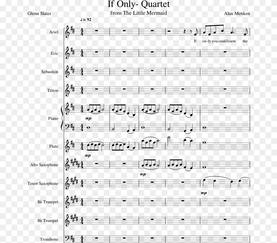 If Only Tlm Sheet Music For Piano Flute Voice Alto Majora39s Mask Observatory Music Piano Sheet, Gray Png Image