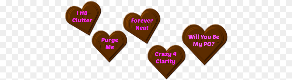 If Professional Organizers Wrote Candy Hearts Girly, Heart, Food, Sweets Free Png Download