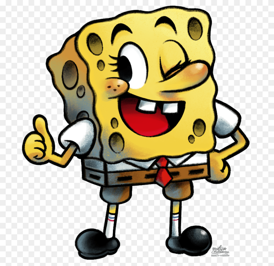 If Spongebob Was In Mario And Luigi Spongebob Squarepants Know, Animal, Mammal, Monkey, Wildlife Png Image