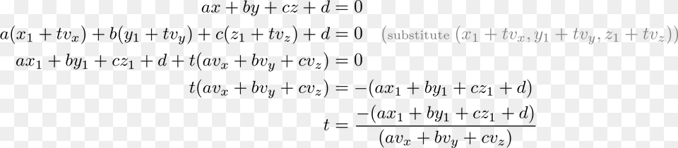 If The Denominator Part Is Zero There Is No Intersection Number, Text, Document, Mathematical Equation Free Png
