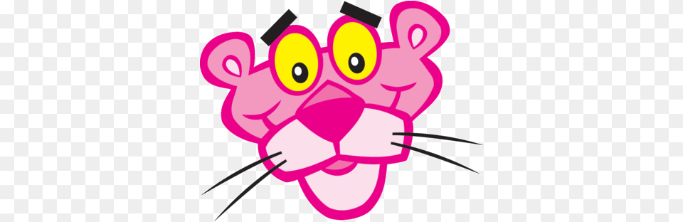 If The Pink Panther Used Tweetbot This Is How He Would Do It Cartoon Pink Panther Face, Animal, Fish, Sea Life, Shark Png Image