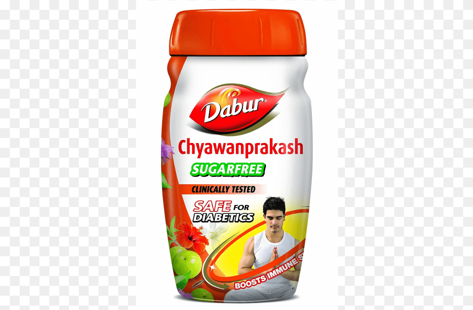 If There39s Any Weakness Or Breakdown Of Skin On The Dabur Chyawanprakash Sugarfree, Food, Ketchup, Adult, Male Png
