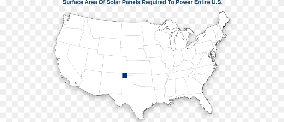 If This Company Creates A Solar Farm The Size Of A Area Of Solar Panels Needed To Power, Map, Chart, Plot, Atlas Free Transparent Png