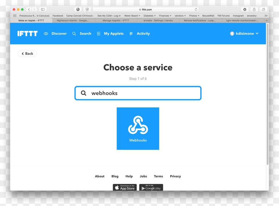 If This Is The First Time You Are Using Ifttt Webhooks, File, Webpage, Text Png