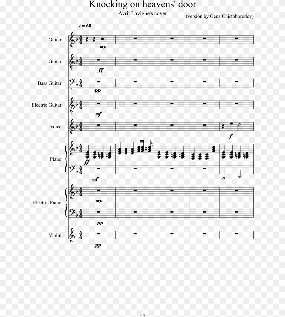 If You Could Hie To Kolob Partitura Violin, Gray Free Png