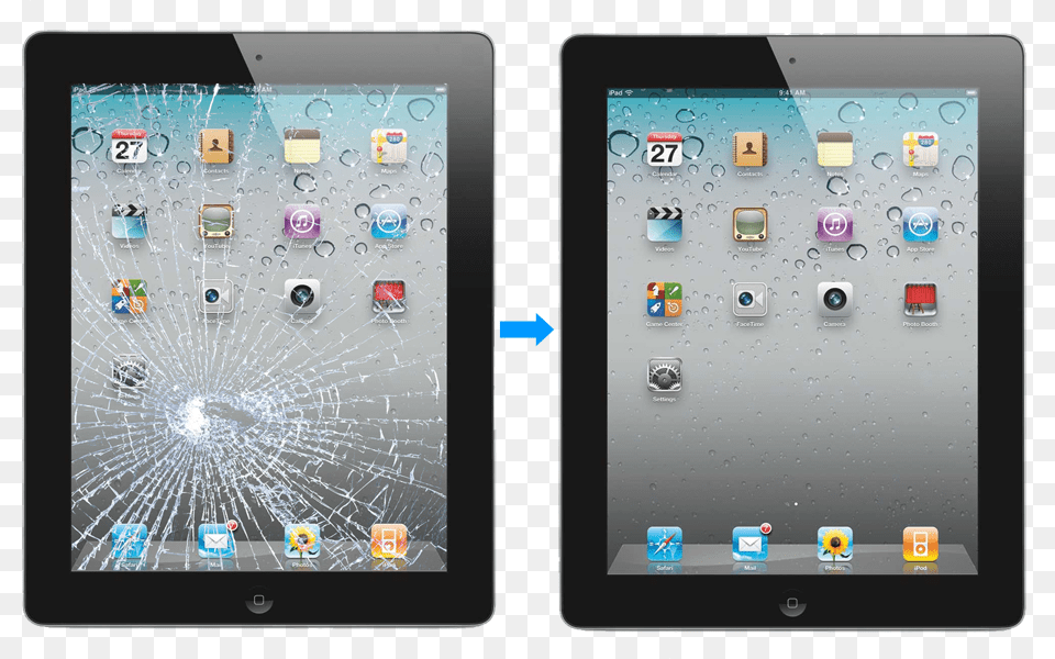 If You Have Broken Your Ipad Screen Uciphone Repairs Apple Laptops And Ipads, Computer, Electronics, Tablet Computer, Electrical Device Free Png Download